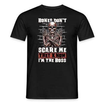 Orthopedic Surgeon Bones Don't Scare Me Medicine - Männer T-Shirt - Schwarz - Vorne - AI Model Male 178 light (178cm)