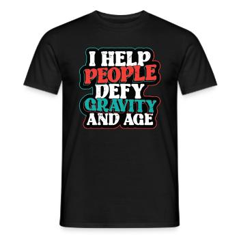 Chirurgie plastique J’aide les gens à défier l’esthéticienne - T-shirt homme - noir - Devant - AI Model Male 178 light (178cm)