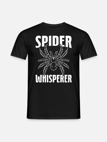 Spider Whisperer Arachnid Entomology Tarantula - Men's T-Shirt - black
