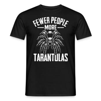 Lustige Tarantel Introvertiertes Spinnentier Exotisches Haustier - Männer T-Shirt - Schwarz - Vorne - AI Model Male 178 light (178cm)