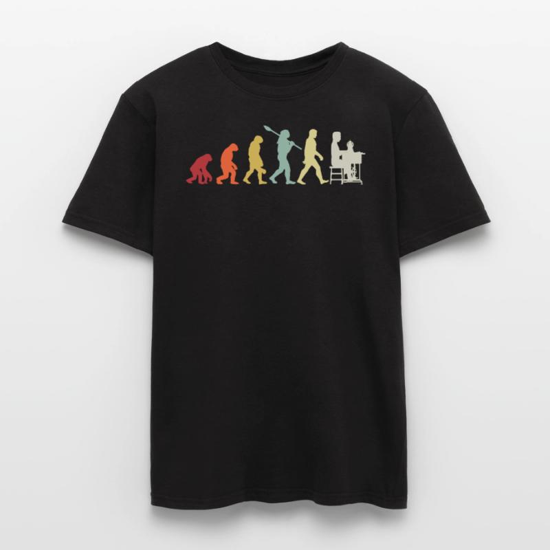 Drôle d’évolution Technologie de l’information informatique T-shirt homme