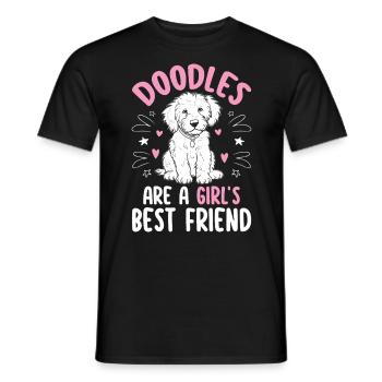 Kritzeleien Sind Der Beste Freund Des Mädchens TGolden - Männer T-Shirt - Schwarz - Vorne - AI Model Male 178 light (178cm)