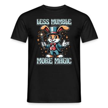 Orthophonie Moins de marmonnement Plus de pathologie magique - T-shirt homme - noir - Devant - AI Model Male 178 light (178cm)