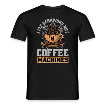 Behavioral Therapist I Fix Behaviors Psychologist - Men's T-Shirt - black - Front - AI Model Male 178 light (178cm)
