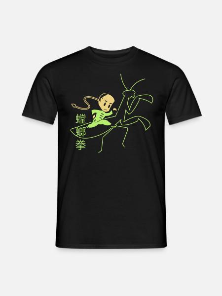 Mantisstyle - Männer T-Shirt - Schwarz
