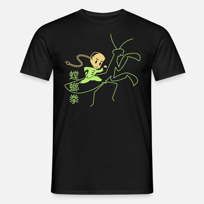 Mantisstyle - Männer T-Shirt - Schwarz