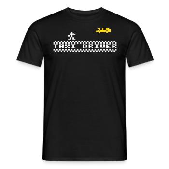 Taxidriver - Männer T-Shirt - Schwarz - Vorne - AI Model Male 178 light (178cm)