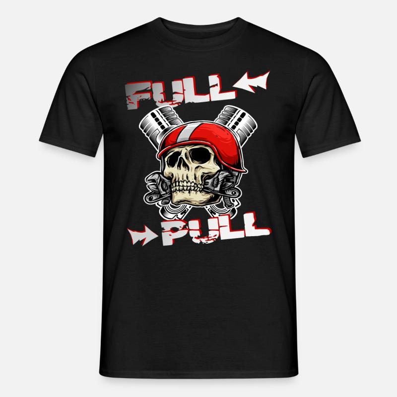 Tractor Pulling - Männer T-Shirt - Schwarz