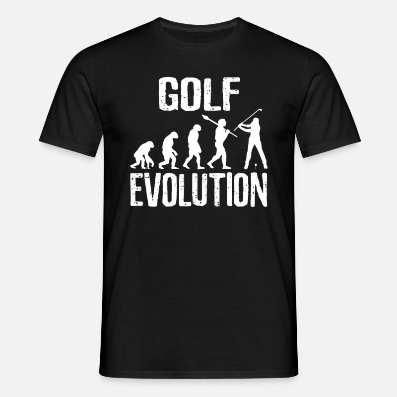 Evolution du golf - T-shirt Homme - noir