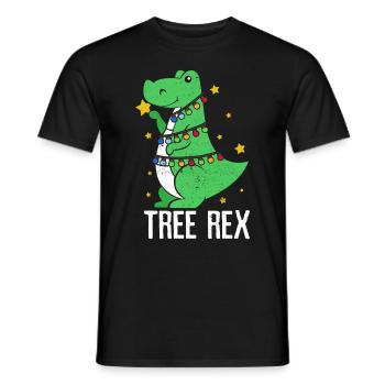 Dinosaurier - Männer T-Shirt - Schwarz - Vorne - AI Model Male 178 light (178cm)
