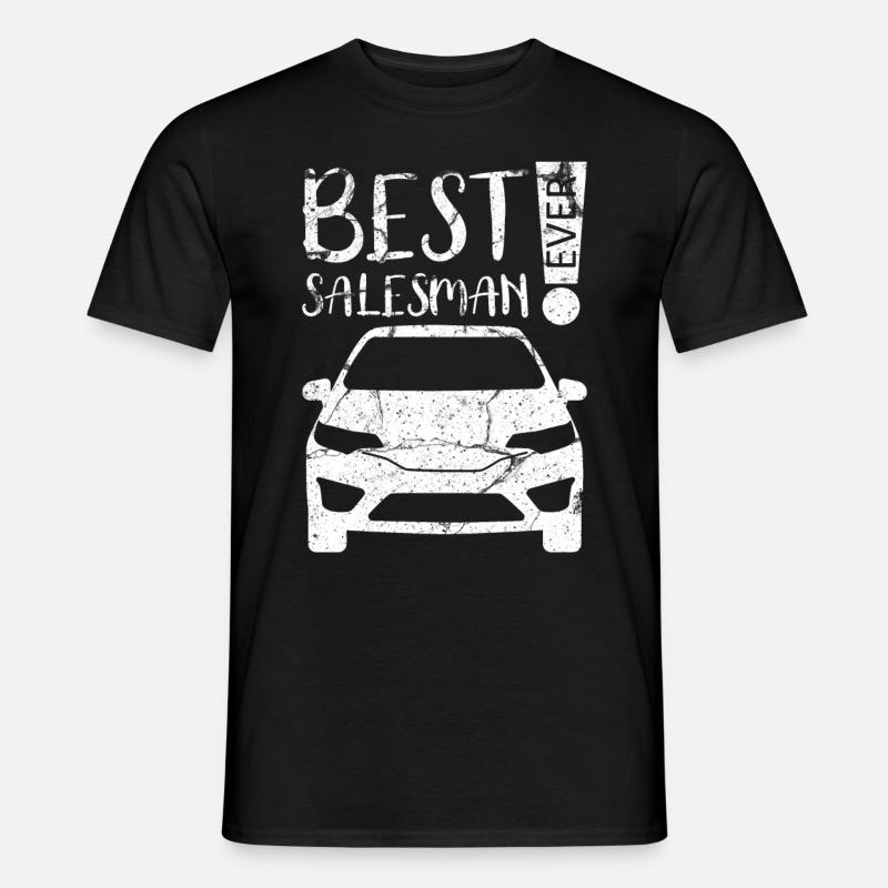 Autoverkäufer - Männer T-Shirt - Schwarz