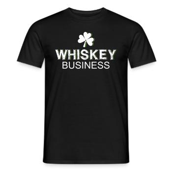 Whiskey - Men's T-Shirt - black - Front - AI Model Male 178 light (178cm)