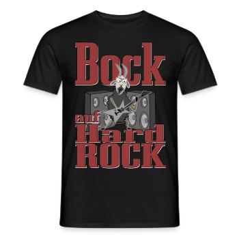Hardrock - Männer T-Shirt - Schwarz - Vorne - AI Model Male 178 light (178cm)