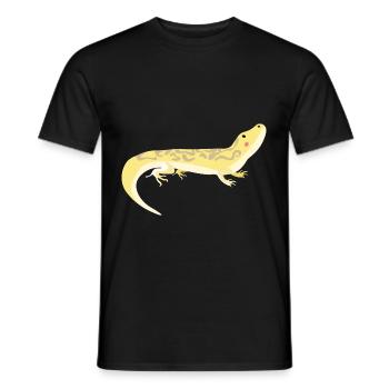 gecko - Men's T-Shirt - black - Front - AI Model Male 178 light (178cm)