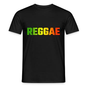 Reggae - Men's T-Shirt - black - Front - AI Model Male 178 light (178cm)