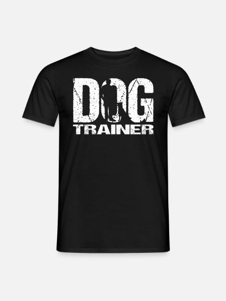 Dog trainer dog trainer gift dog school - Men's T-Shirt - black