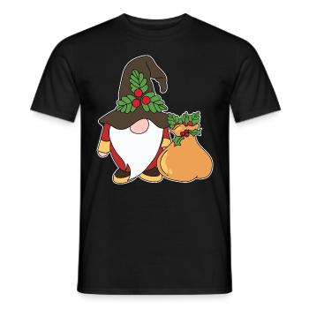 Noël Noël Gnomies - T-shirt homme - noir - Devant - AI Model Male 178 light (178cm)