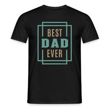 Bester Vater den es gib - Männer T-Shirt - Schwarz - Vorne - AI Model Male 178 light (178cm)