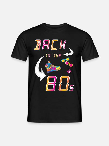 Back to the 80's - Men's T-Shirt - black