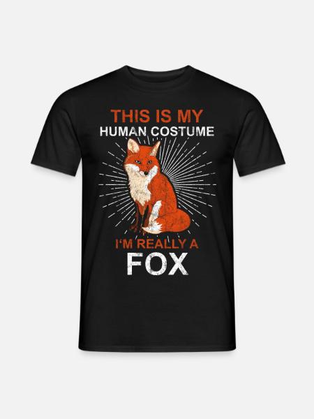 Fox - Men's T-Shirt - black