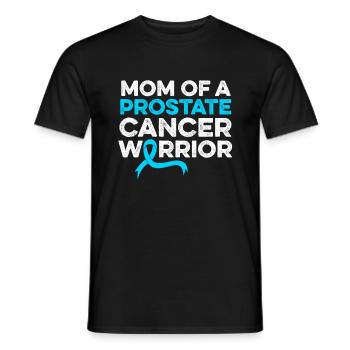 Maman D’un Cancer De La Prostate Guerrier Famille Prostate - T-shirt homme - noir - Devant - AI Model Male 178 light (178cm)
