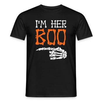 Lustiges passendes Halloween Kostüm für Paare Ich bin - Männer T-Shirt - Schwarz - Vorne - AI Model Male 178 light (178cm)