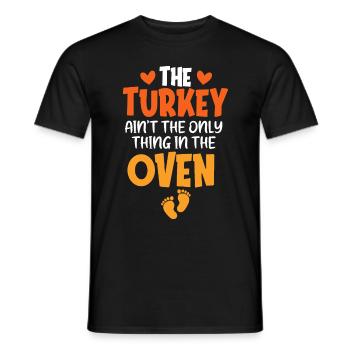 Annonce de grossesse Drôle de bientôt maman cadeaux - T-shirt homme - noir - Devant - AI Model Male 178 light (178cm)