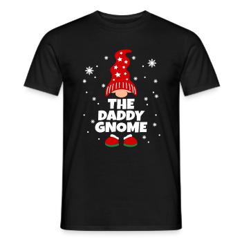 Drôle de drôle de pyjama de famille Gnome - T-shirt homme - noir - Devant - AI Model Male 178 light (178cm)