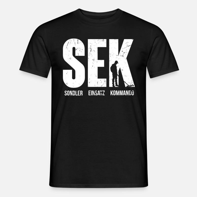 Sondengänger Geschenk Sondler Einsatz Kommando - Männer T-Shirt - Schwarz