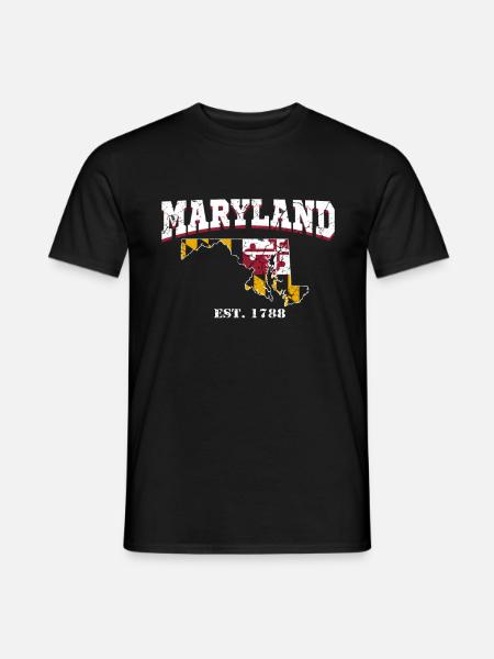 Maryland est. 1788 - Men's T-Shirt - black