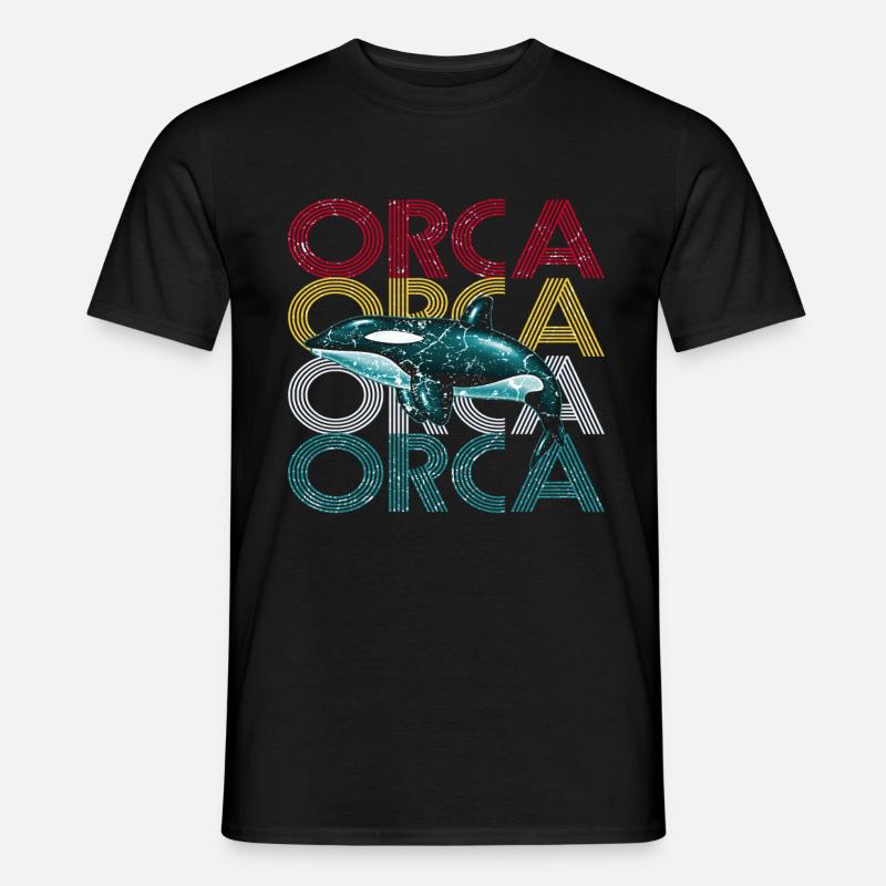 Orca - Männer T-Shirt - Schwarz
