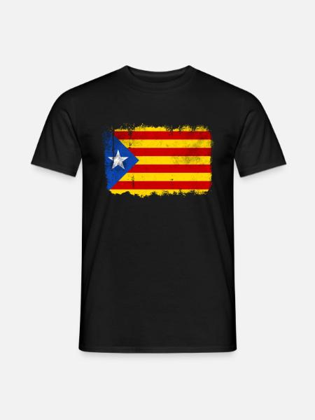 Catalonia flag - Men's T-Shirt - black