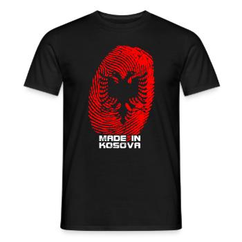 Made in Kosovo - Männer T-Shirt - Schwarz - Vorne - AI Model Male 178 light (178cm)
