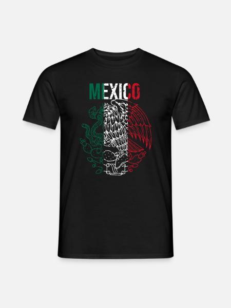 Mexico Coat of Arms - Men's T-Shirt - black