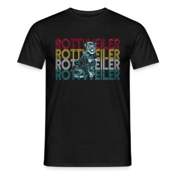 M. Rottweiler - T-shirt homme - noir - Devant - AI Model Male 178 light (178cm)