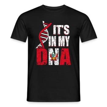 Peru ist in meiner DNA - Männer T-Shirt - Schwarz - Vorne - AI Model Male 178 light (178cm)