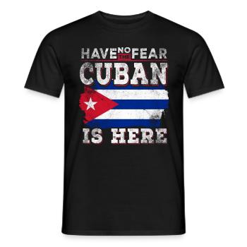 Drôle de Cubain - T-shirt homme - noir - Devant - AI Model Male 178 light (178cm)