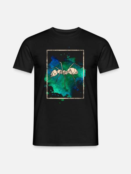 Ameise - Männer T-Shirt - Schwarz