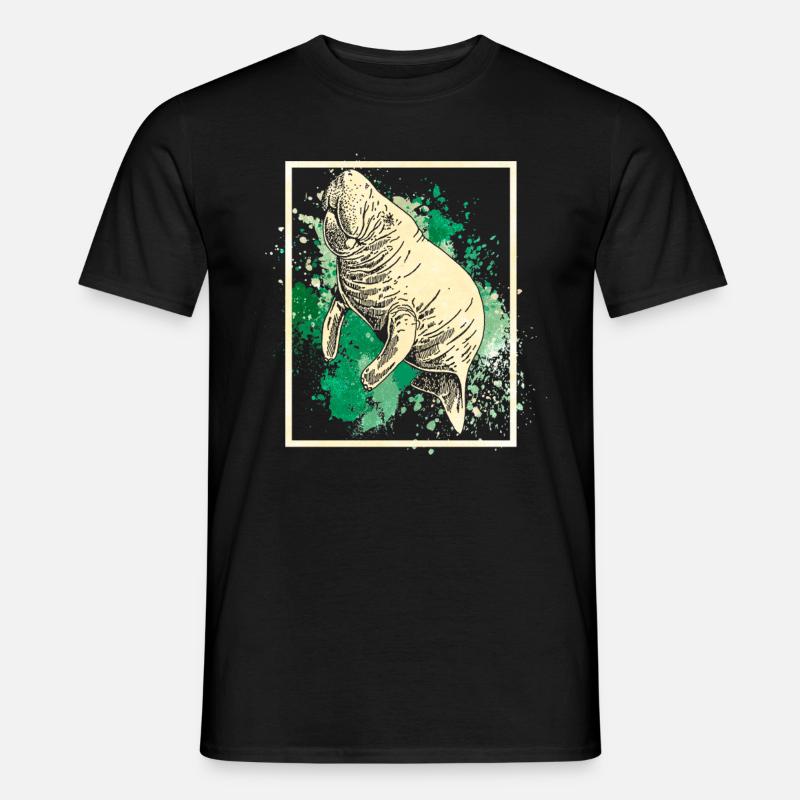 Seekuh - Männer T-Shirt - Schwarz