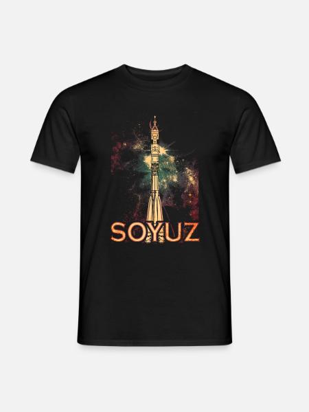 Fusée Soyouz Soyuz - T-shirt homme - noir