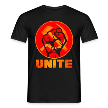 Kummunism & Soviet Union - Men's T-Shirt - black - Front - AI Model Male 178 light (178cm)