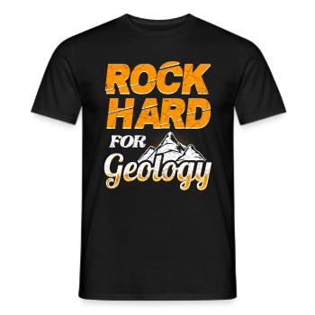 Géologie - T-shirt homme - noir - Devant - AI Model Male 178 light (178cm)