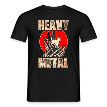 Métal lourd - T-shirt homme - noir - Devant - AI Model Male 178 light (178cm)