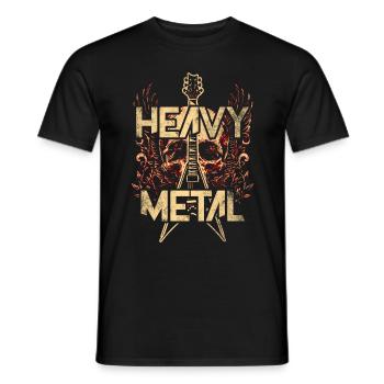 Métal lourd - T-shirt homme - noir - Devant - AI Model Male 178 light (178cm)