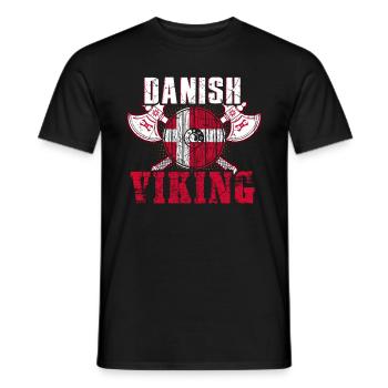 Vikings du Danemark - T-shirt homme - noir - Devant - AI Model Male 178 light (178cm)