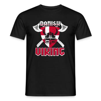 Danish Viking - Men's T-Shirt - black - Front - AI Model Male 178 light (178cm)