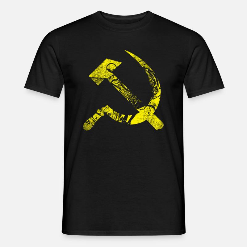 Hammer und Sichel - Männer T-Shirt - Schwarz