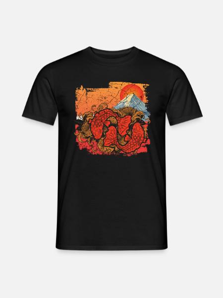 Japanese Art - Men's T-Shirt - black