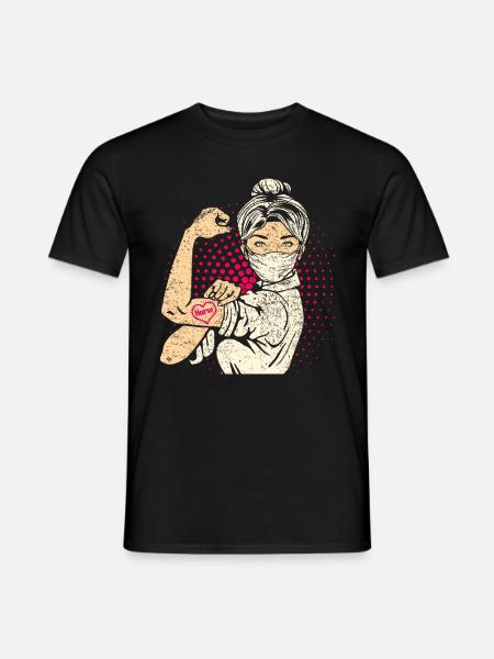 Infirmier - T-shirt homme - noir