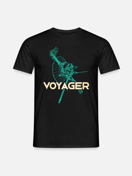 Voyager Space Probe - Men's T-Shirt - black